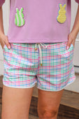 Pastel Plaid Everyday Shorts