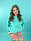 PREORDER-Amen Embossed Sweatshirt - Jess Lea Boutique