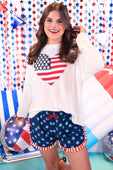 American Heart Flag Sweater - Jess Lea Boutique