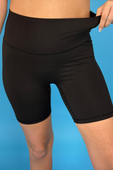 Solid Black Biker Shorts - Jess Lea Boutique
