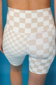 Checkered Dreams Biker Shorts - Jess Lea Boutique