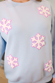 Falling Snowflakes Pullover - Jess Lea Boutique