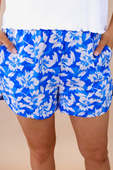 Casual Outing Shorts, Blue - Jess Lea Boutique