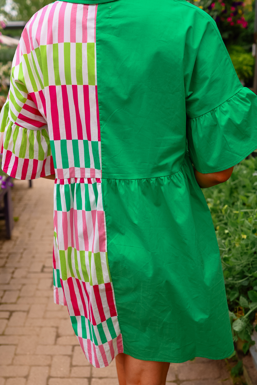 New To Town Dress, Green