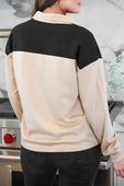 Carson Color Block Quarter Zip - Jess Lea Boutique