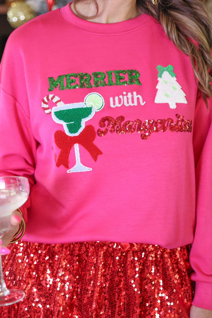 Merrier with Margaritas Pullover - Jess Lea Boutique