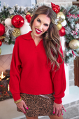 Zander Collared Sweater - Jess Lea Boutique