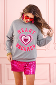Heart Breaker Sequin Pullover - Jess Lea Boutique
