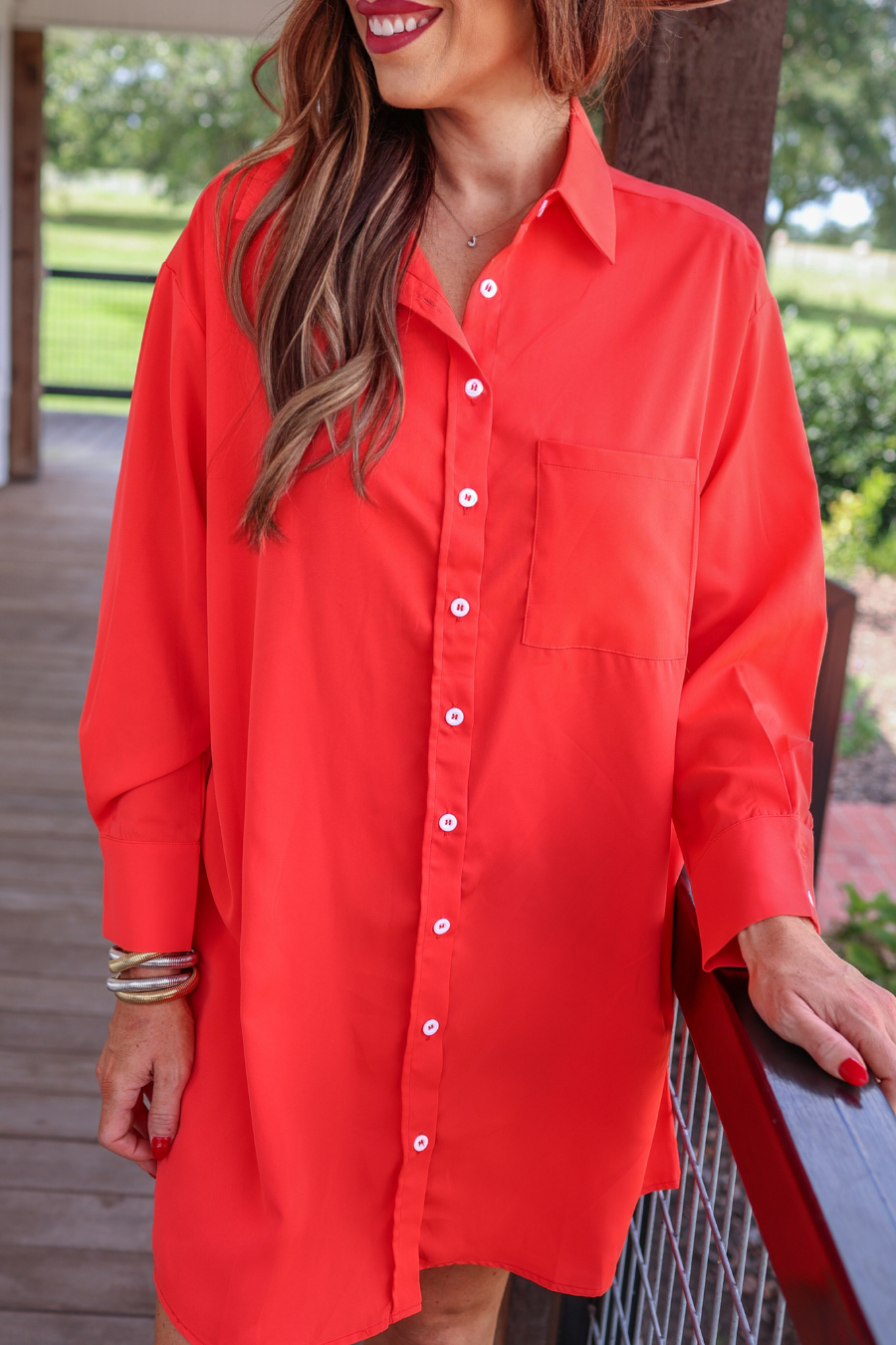 Tristan Button Up Dress - Jess Lea Boutique