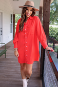 Tristan Button Up Dress - Jess Lea Boutique