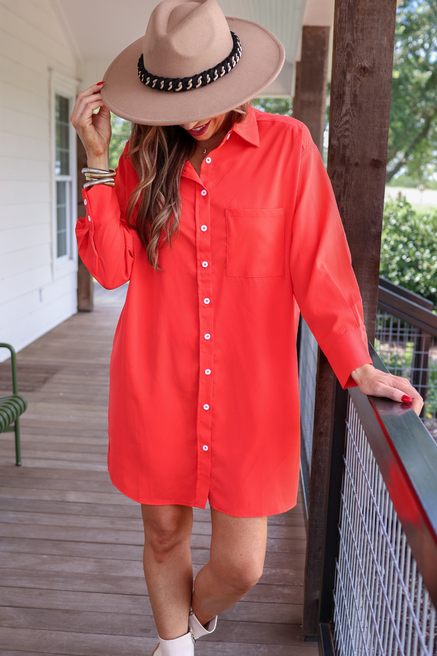Tristan Button Up Dress - Jess Lea Boutique
