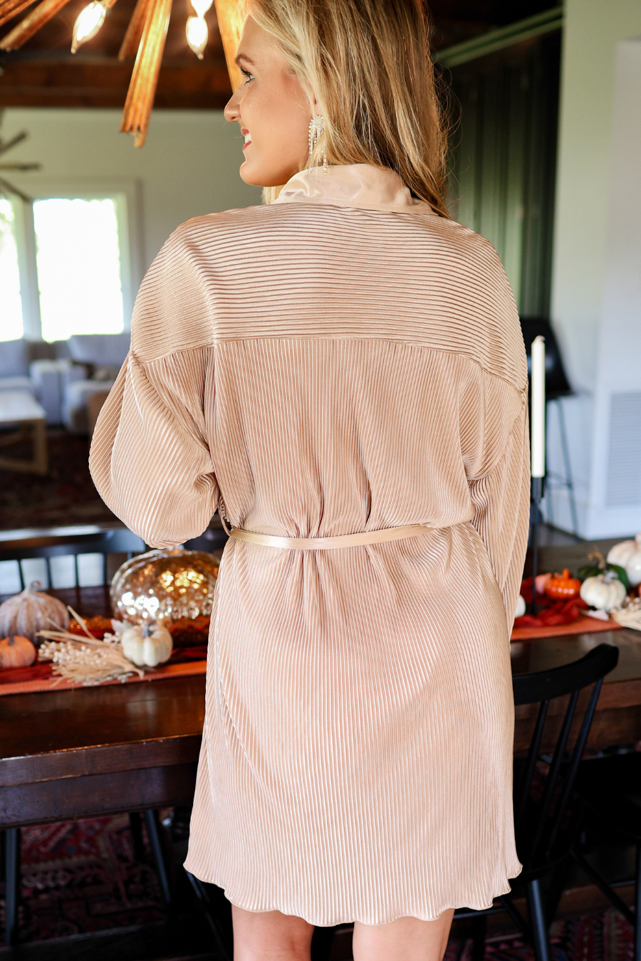 Hot Shot Pleated Tie Dress - Jess Lea Boutique