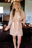 Hot Shot Pleated Tie Dress - Jess Lea Boutique