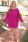 Tristan Button Up Dress - Jess Lea Boutique