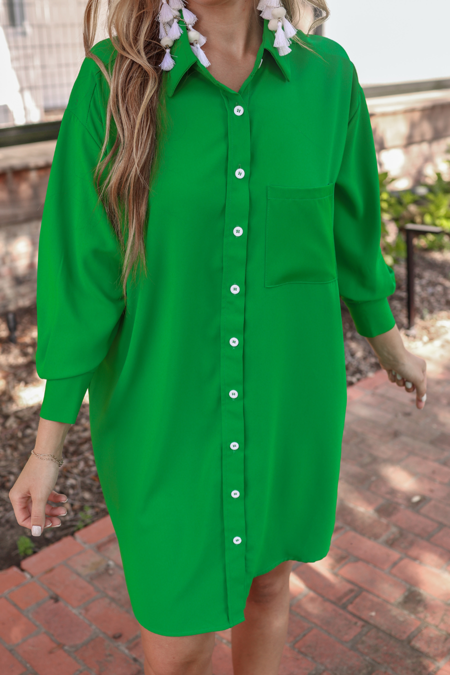 Tristan Button Up Dress - Jess Lea Boutique