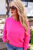 Mama Embossed Sweater - Jess Lea Boutique