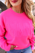 Mama Embossed Sweater - Jess Lea Boutique