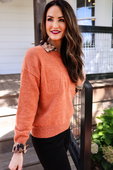 Fall Embossed Sweater - Jess Lea Boutique