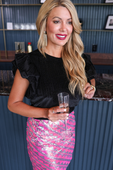 Bring The Drama Sequin Skirt - Jess Lea Boutique