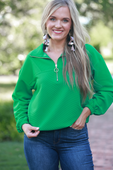 Levi Ribbed Quarter Zip Pullover - Jess Lea Boutique