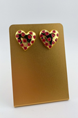 Loving Gaze Heart Earrings - Jess Lea Boutique
