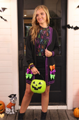 PREORDER Sugar And Spooks Bow Cardigan - Jess Lea Boutique