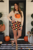 PREORDER Harvest Hues Pumpkin Sweater - Jess Lea Boutique