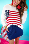 PREORDER-Americana Flag Sweater - Jess Lea Boutique