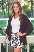 Sloane Button Up Top- Chocolate - Jess Lea Boutique