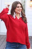 Zander Collared Sweater - Jess Lea Boutique