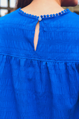 Kimber Eyelet Top, Royal Blue - Jess Lea Boutique