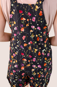 Everyday Overall Shorts- Happy Blooms - Jess Lea Boutique