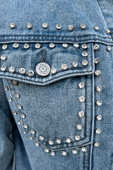 Stevie Rhinestone Denim Jacket - Jess Lea Boutique