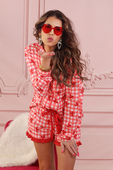 Cuter Than Cupid Ruffle Pajama Set - Jess Lea Boutique