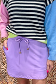 Solid Lavender Skort - Jess Lea Boutique