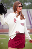 PREORDER-Football Season Sequin Sweatshirt - Jess Lea Boutique