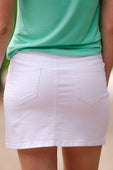 Nova White Denim Skirt - Jess Lea Wholesale