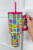 Bow Bonanza Tumbler, Neon - Jess Lea Boutique