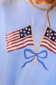 Flags And Flair Luxe Top - Jess Lea Boutique
