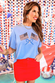 Flags And Flair Luxe Top - Jess Lea Boutique