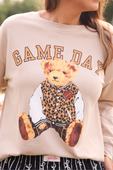 Benny The Bear Game Day Pullover - Jess Lea Boutique