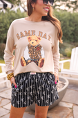 Benny The Bear Game Day Pullover - Jess Lea Boutique
