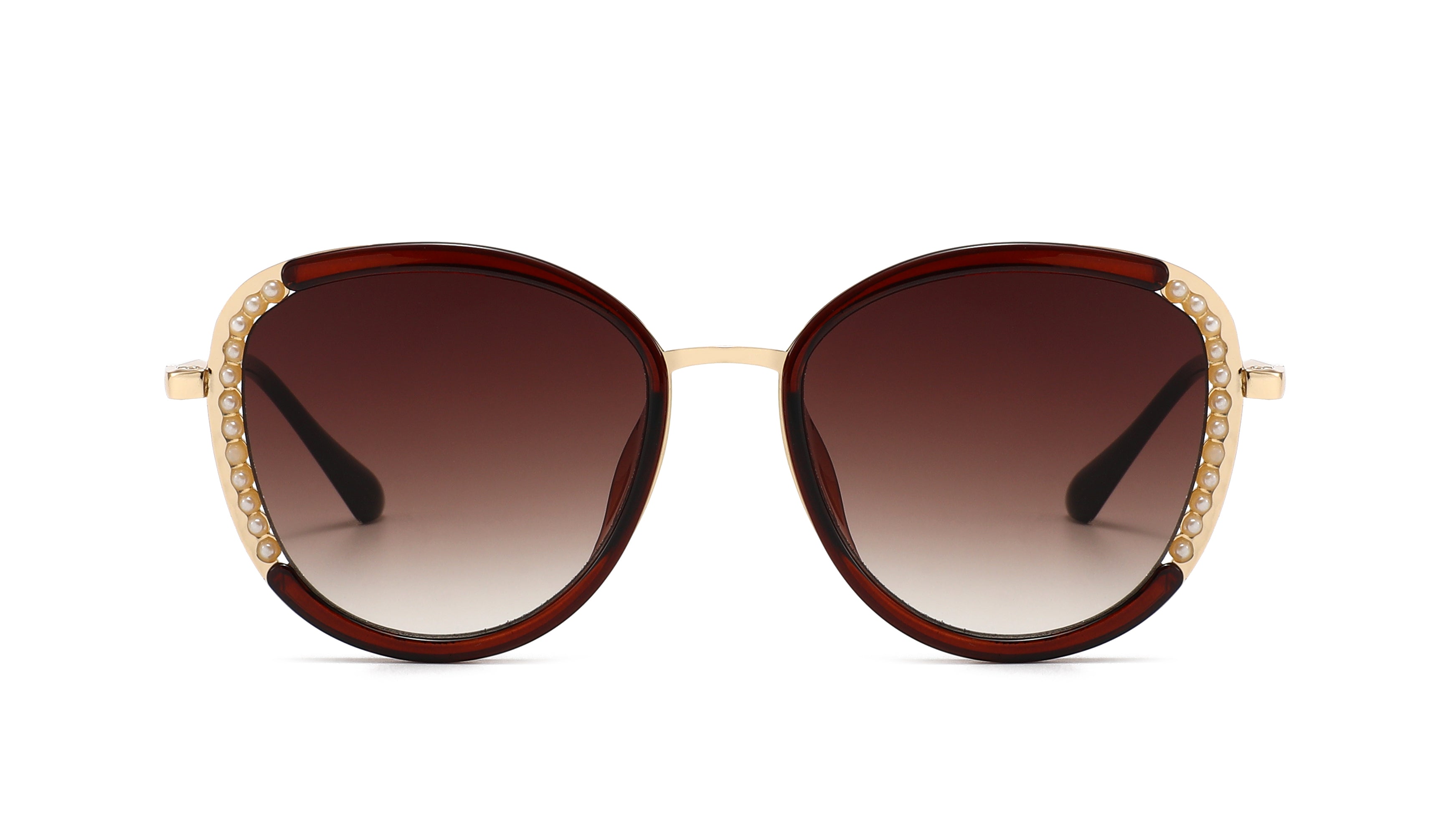 Glow Getter Sunglasses- Brown