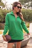 Miley Quarter Zip Pullover - Jess Lea Boutique