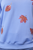 Fall Leaves Sequin Sweatshirt - Jess Lea Boutique