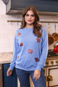 Fall Leaves Sequin Sweatshirt - Jess Lea Boutique