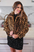 PREORDER-After Midnight Faux Fur Leopard Jacket - Jess Lea Boutique