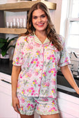 Timeless Petals Ruffle Pajama Set