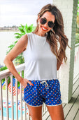 Americana Polka Dot Everyday Shorts