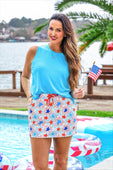 Banks Basic Lettuce Tank- Pool Blue